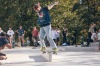 Slavnostní otevření. Na jedinečné skateplaza se odehrála první soutěž o nejlepší trik 