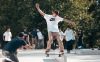 Slavnostní otevření. Na jedinečné skateplaza se odehrála první soutěž o nejlepší trik 