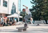 Slavnostní otevření. Na jedinečné skateplaza se odehrála první soutěž o nejlepší trik 