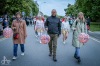 Sezimovo Ústím prošel lampionový průvod. Nechyběl ani ohňostroj 