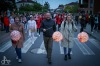 Sezimovo Ústím prošel lampionový průvod. Nechyběl ani ohňostroj 