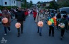 Sezimovo Ústím prošel lampionový průvod. Nechyběl ani ohňostroj 