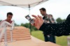 Prostě pohoda. Děti i rodiče si zkusili sprejerské umění, fingerboardy i akrobacii