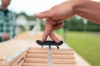 Prostě pohoda. Děti i rodiče si zkusili sprejerské umění, fingerboardy i akrobacii