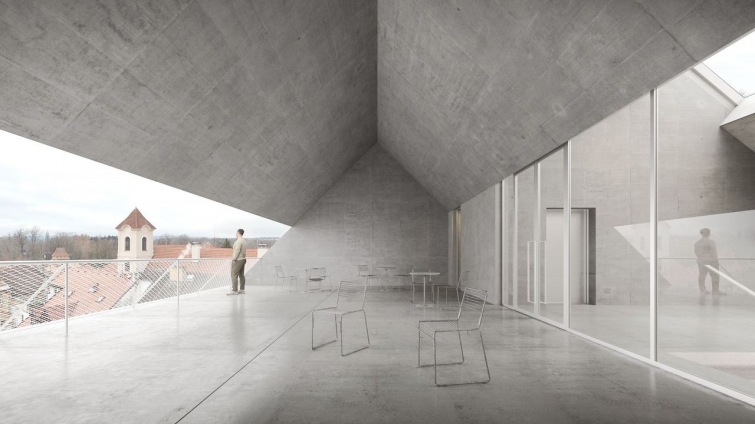 V budějovické Galerie současného umění a architektury je poslední výstava Dům v domě