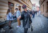 Poslední sbohem. Stovky návštěvníků se loučily s Flipshopem i Pivnici U Zlatého lva 