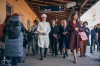 Prezident republiky navštívil Tábor. Lidem naděloval ponožky i teze o pravdě