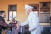 Prezident republiky navštívil Tábor. Lidem naděloval ponožky i teze o pravdě