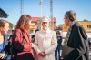 Prezident republiky navštívil Tábor. Lidem naděloval ponožky i teze o pravdě