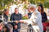 Prezident republiky navštívil Tábor. Lidem naděloval ponožky i teze o pravdě
