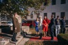 Prezident republiky navštívil Tábor. Lidem naděloval ponožky i teze o pravdě