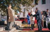 Prezident republiky navštívil Tábor. Lidem naděloval ponožky i teze o pravdě