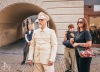 Prezident republiky navštívil Tábor. Lidem naděloval ponožky i teze o pravdě