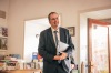 Prezident republiky navštívil Tábor. Lidem naděloval ponožky i teze o pravdě