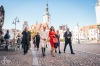Prezident republiky navštívil Tábor. Lidem naděloval ponožky i teze o pravdě