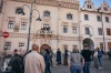 Prezident republiky navštívil Tábor. Lidem naděloval ponožky i teze o pravdě