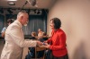 Prezident republiky navštívil Tábor. Lidem naděloval ponožky i teze o pravdě