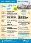 Město Tábor - kulturní program únor - březen