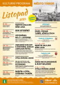 Město Tábor - program listopad