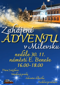 Zahájení adventu v Milevsku