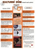 Program Kulturního domu Veselí nad Lužnicí - květen 2026