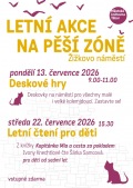 Letní akce na pěší zóně