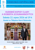 Veselská ozvěna 2026 - Hudební dopisy Clary a Roberta Schumannových